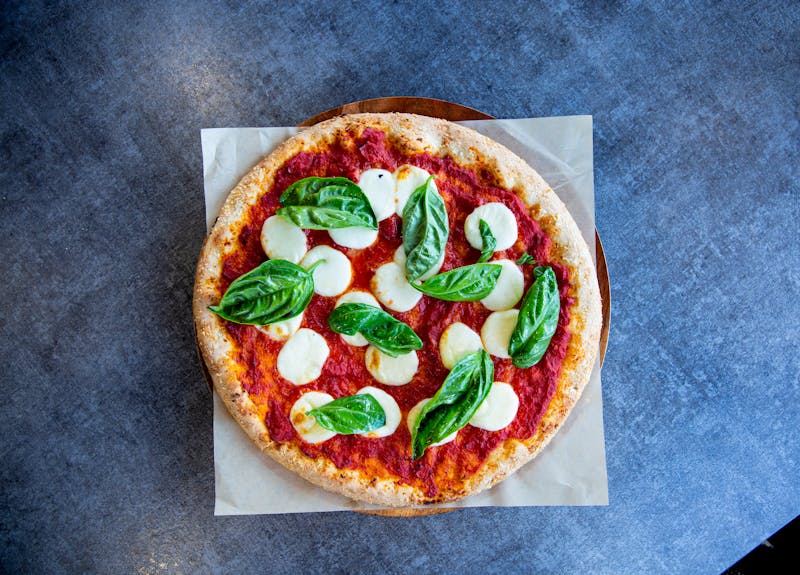 Spicy Diavola marco pizza with salami and chili