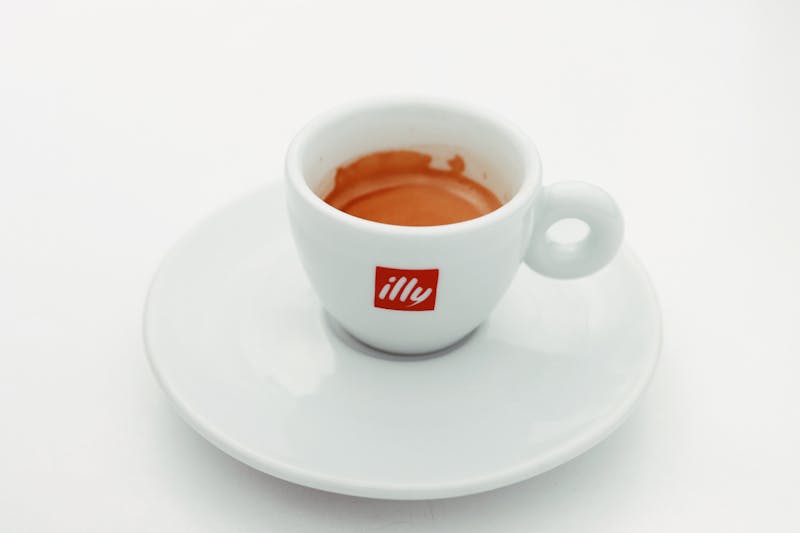 Rich espresso coffee served Italian style